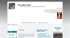 Desktop Screenshot of pere-gilbert-adam.org