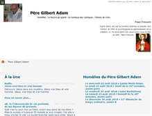 Tablet Screenshot of pere-gilbert-adam.org